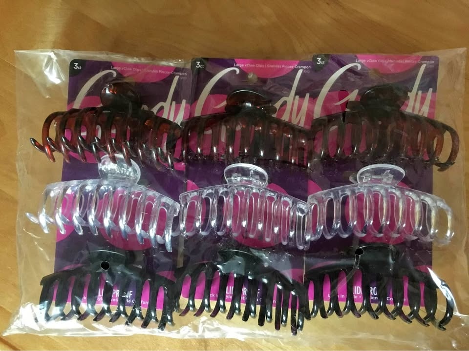 Goody Classic Large Claw Hair Clips - 12 for $10