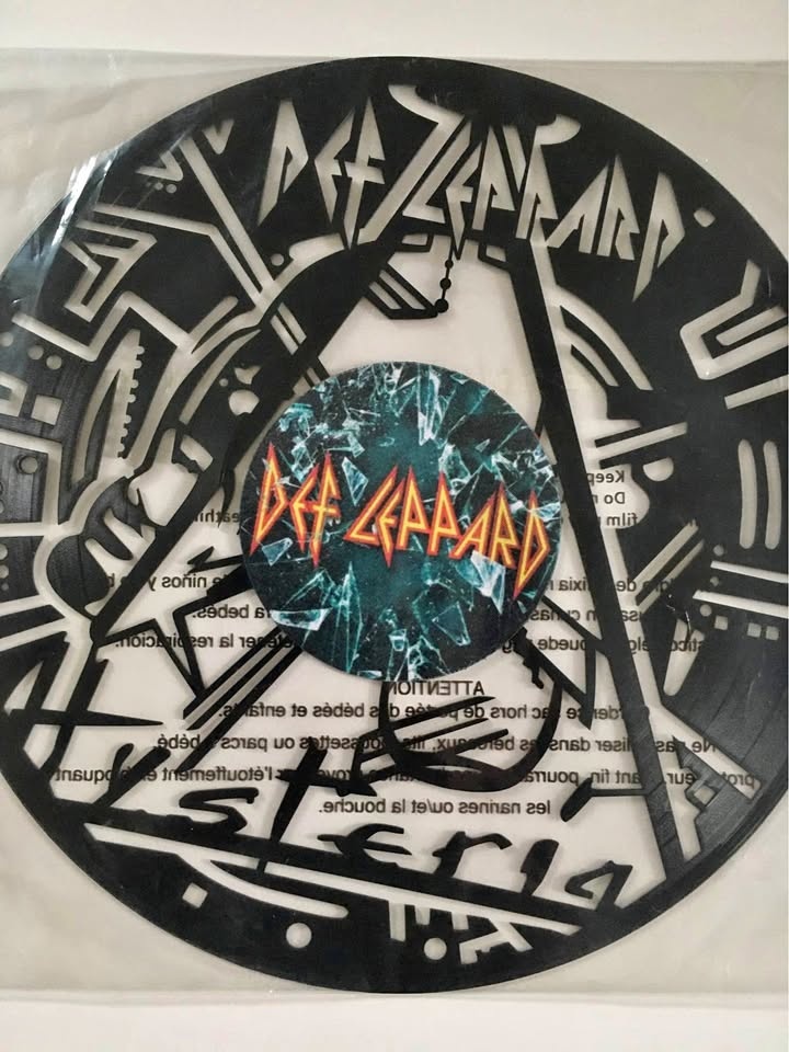 Def Leppard Hysteria 30th Anniversary Wall Art (12")
