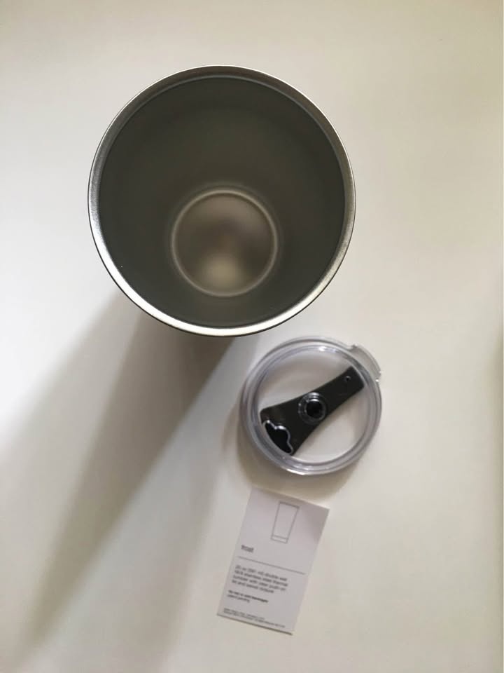 Brand New 591ml Black Double Wall Stainless Steel Tumbler - photo 5