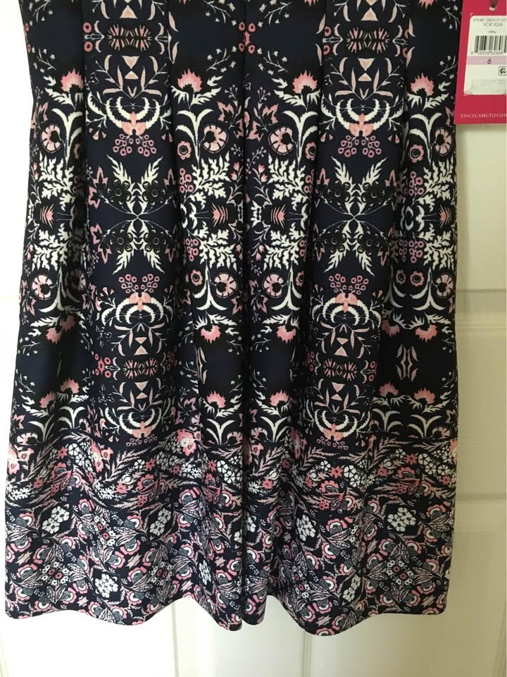 Vince Camuto Sleeveless Floral Dress - Size 6 - New w/ Tag - photo 5