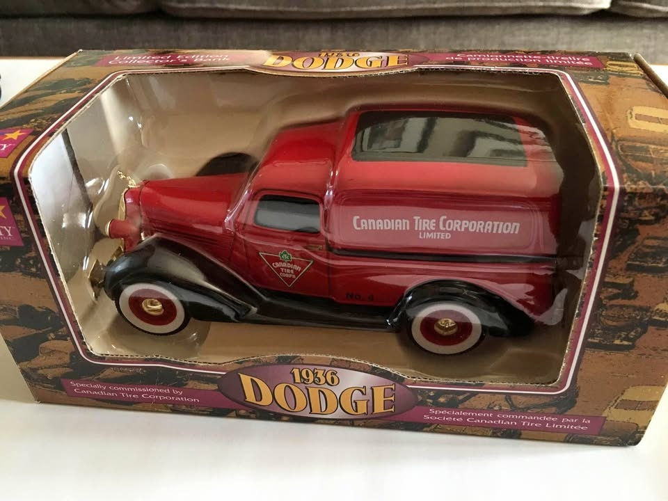 Canadian Tire 1936 Dodge Truck Collector's Bank - NIB