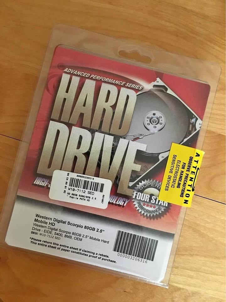 Western Digital Scorpio 80GB 2.5" Mobile Hard Drive