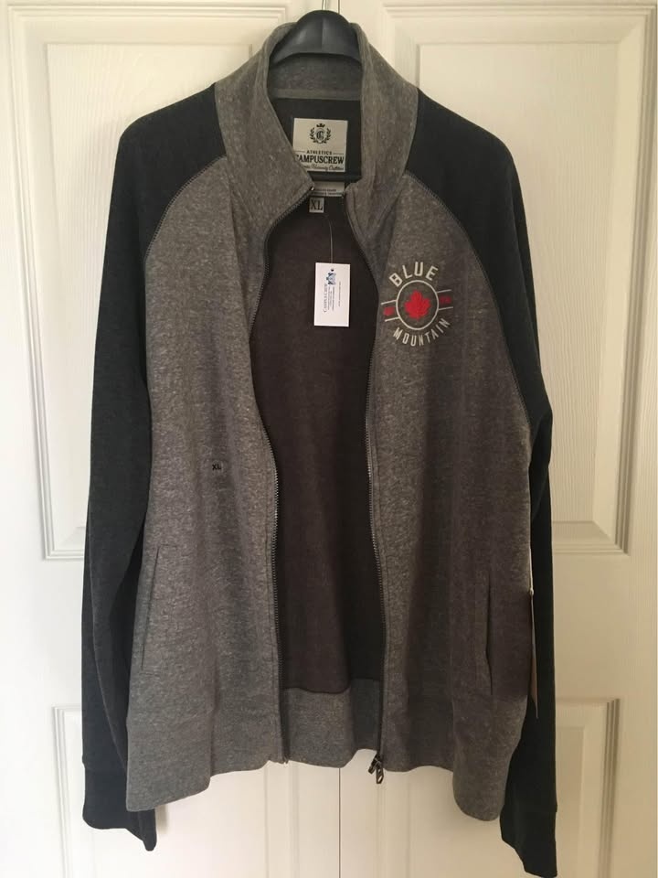 Brand New CampusCrew XL Jacket - Grey/Navy - $40 - photo 2