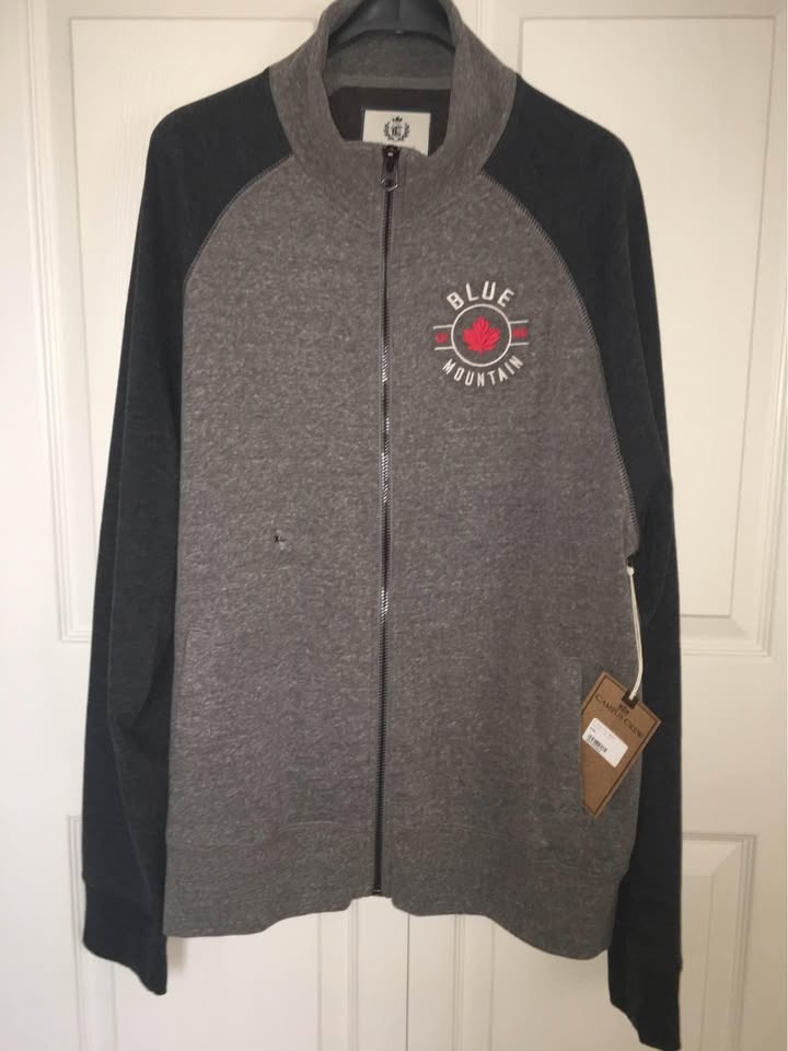 Brand New CampusCrew XL Jacket - Grey/Navy - $40 - photo 3