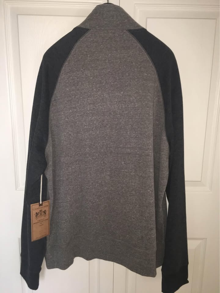 Brand New CampusCrew XL Jacket - Grey/Navy - $40 - photo 4