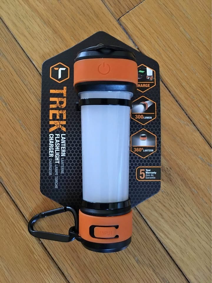 Brand New ToughTested Trek Lantern, Flashlight Power Bank (TT-PB