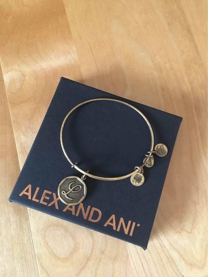New in Box Alex and Ani L Initial Bracelet with Charms - photo 3