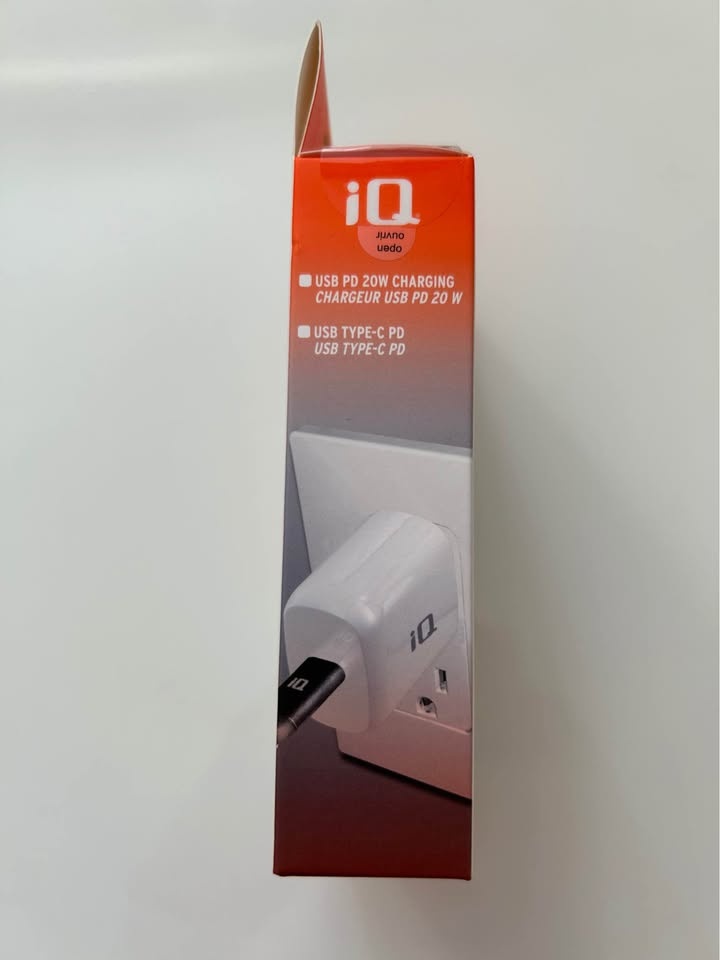Brand New Sealed Box iQ Rapid Charge Wall Charger USB PD 20W Typ - photo 3