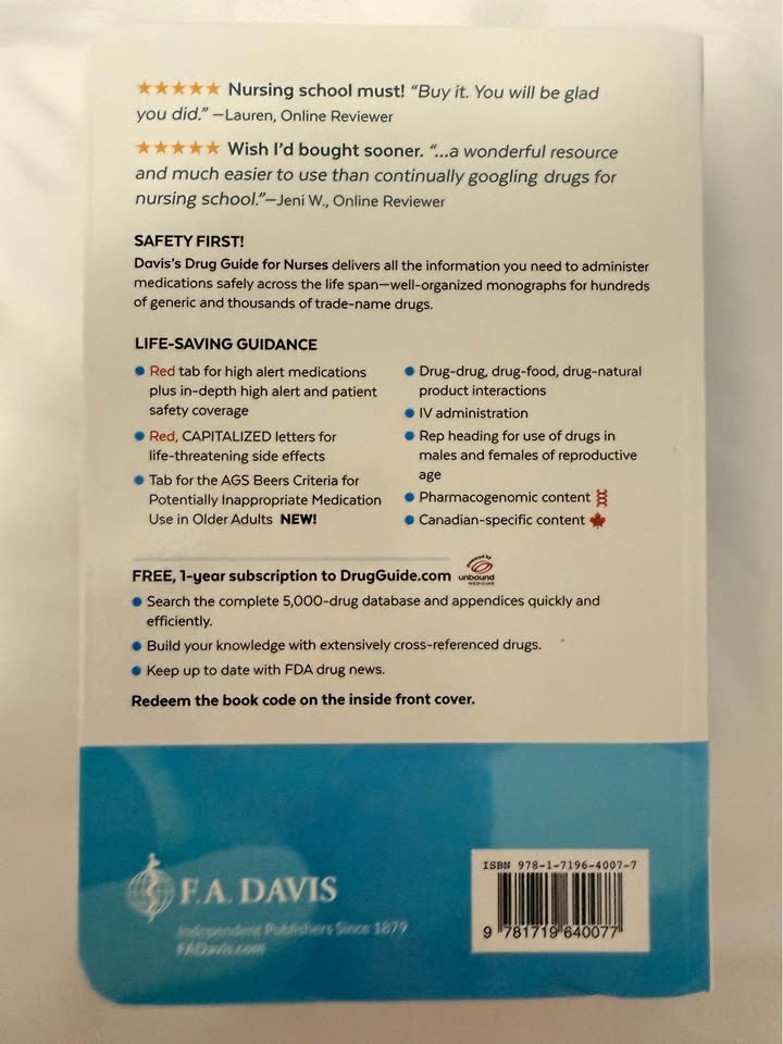 Davis’ Canadian Drug Guide for Nurses - photo 2