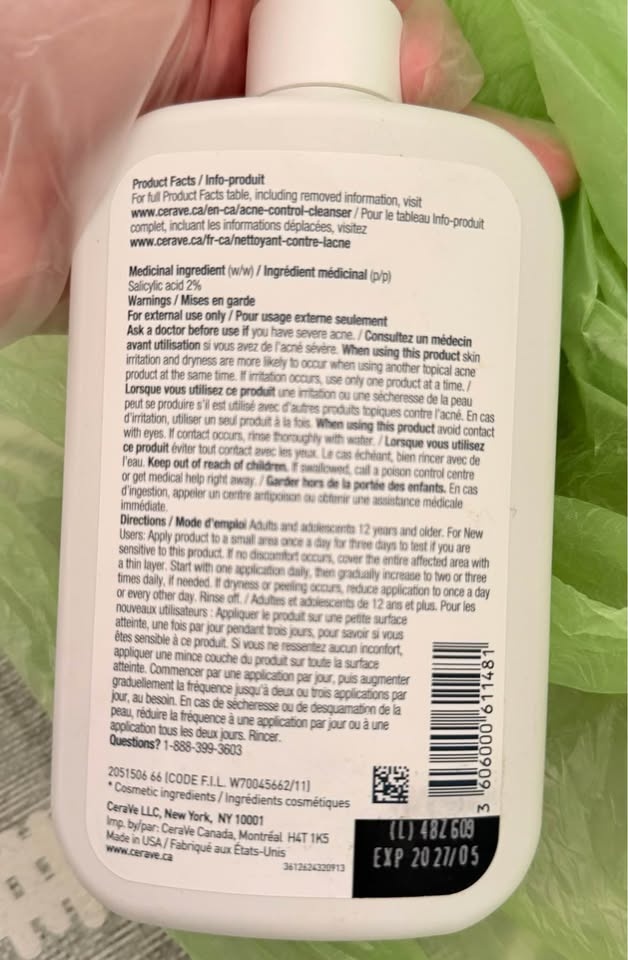 Cerave Acne Cleanser - photo 2