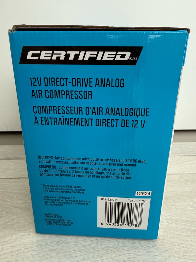 Brand new 12volt car tire air pump - photo 2