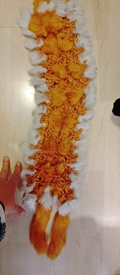 🧡Angora rabbit neck wrap/ scarf. Stay warm & cozy during winter