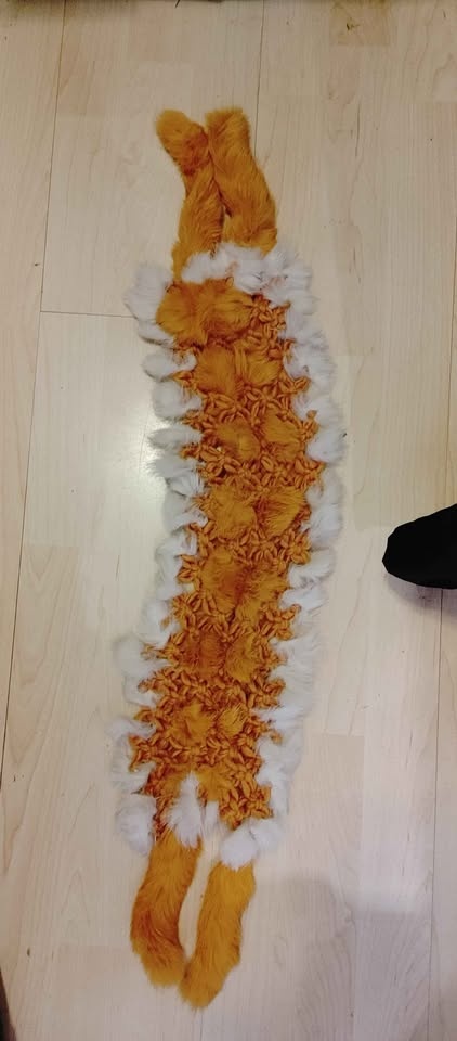 🧡Angora rabbit neck wrap/ scarf. Stay warm & cozy during winter - photo 2