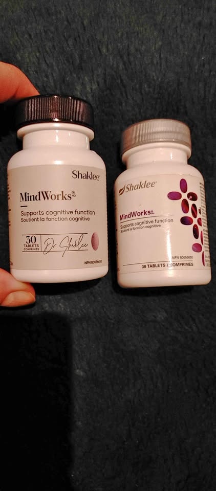 🧡2 bottles Shaklee MindWorks vitamins Cognitive & memory