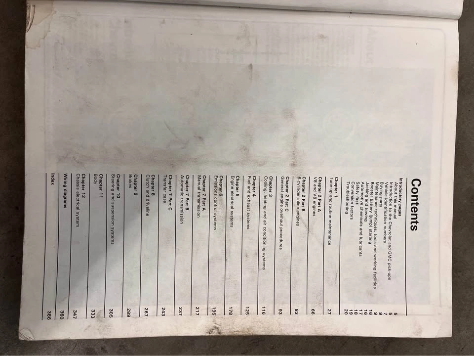 Haynes Workshop Manual - Chevrolet & GMC Pick-ups - photo 3