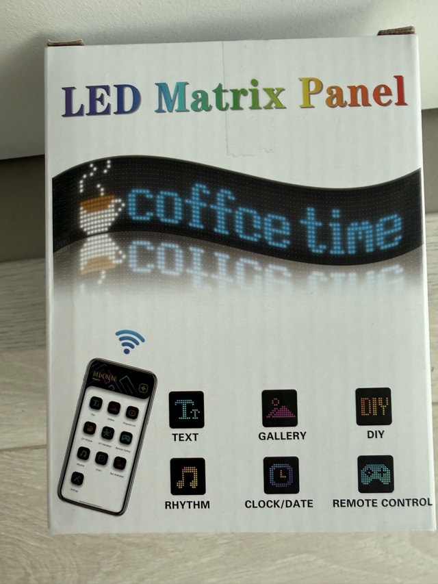 LED Matrix Panel 24" x 5" Flexible Waterproof