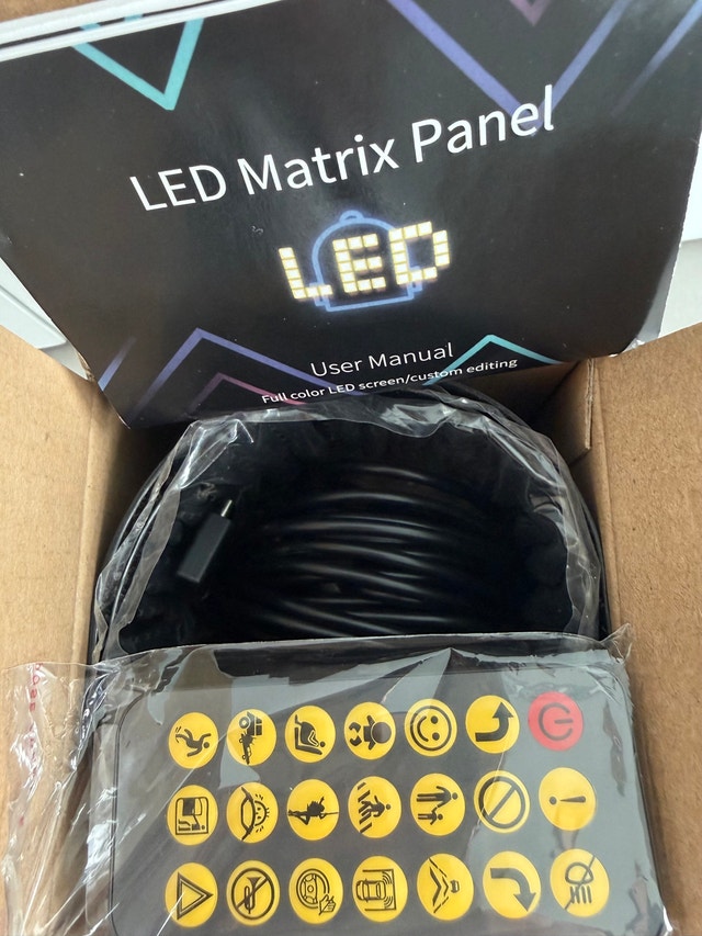 LED Matrix Panel 24" x 5" Flexible Waterproof - photo 4