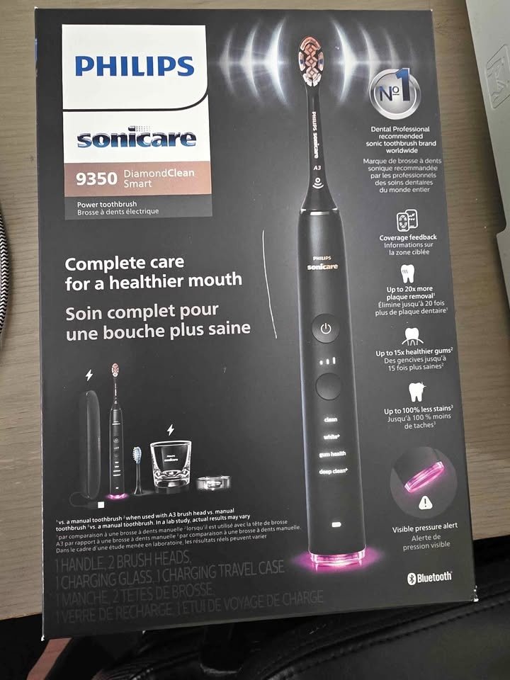 BNIB Philips Sonicare DiamondClean Smart 9350 Black