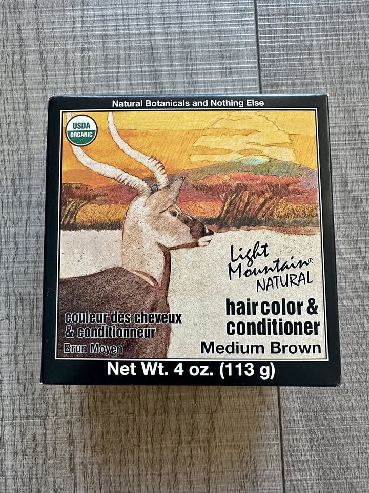 Light Mountain Natural Hair Colour - Medium Brown