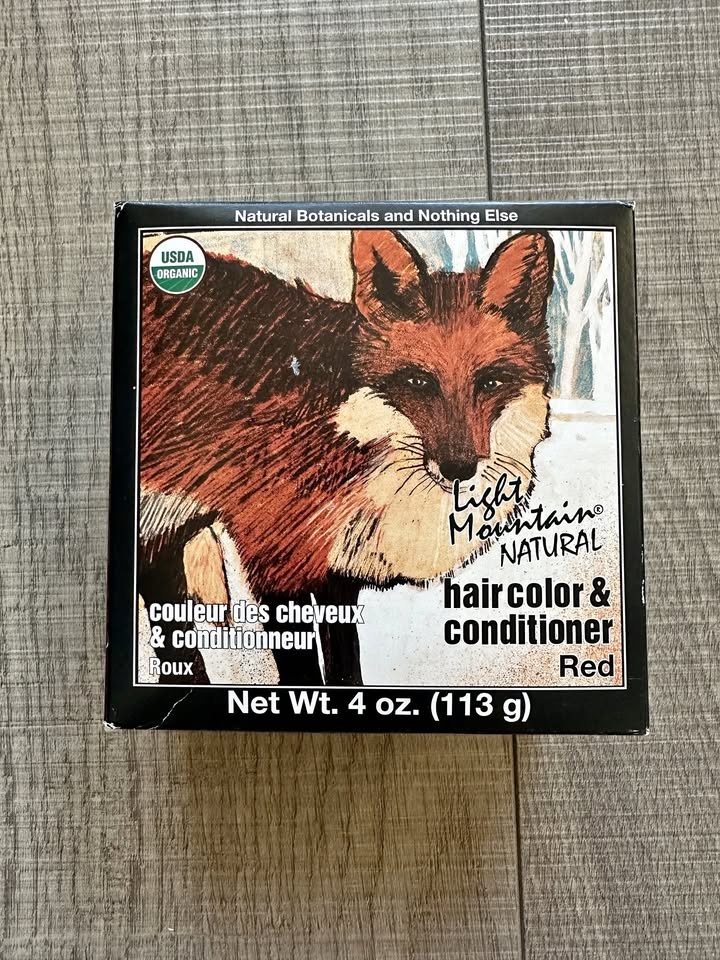 Light Mountain Natural Hair Colour & Conditioner - Red