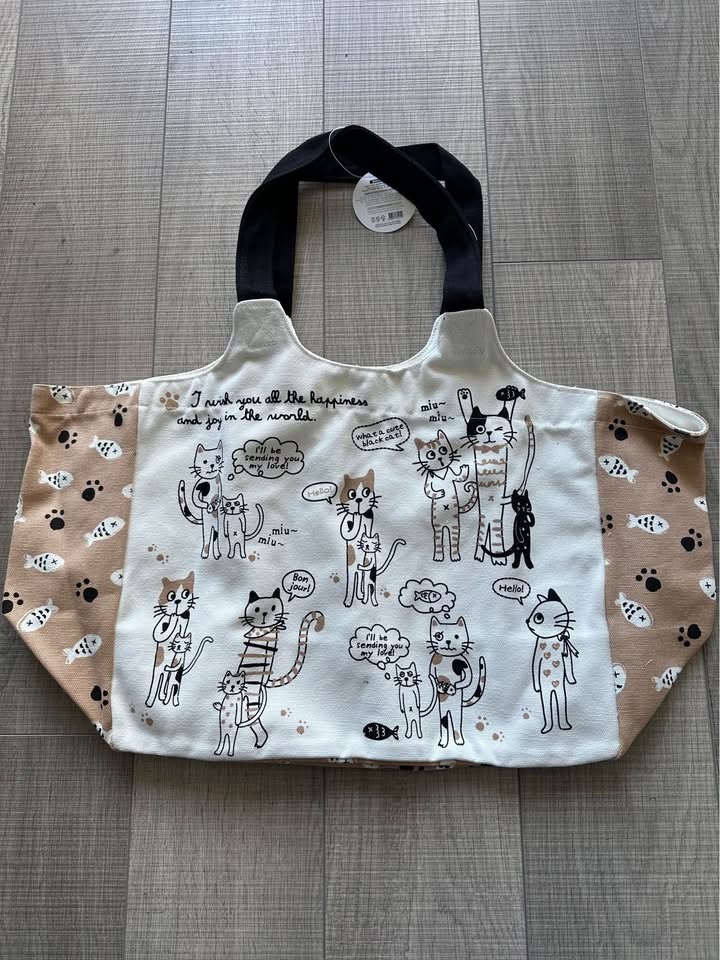 Shoulder Bag Cat Patterns & Characters