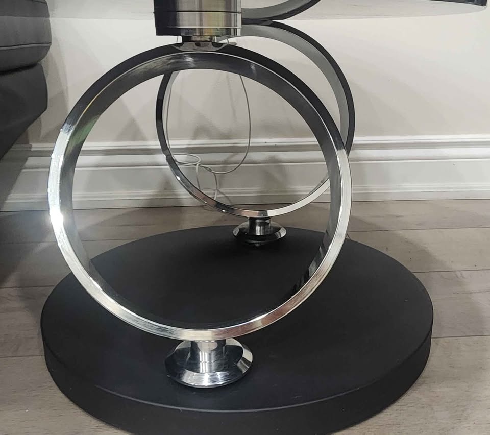 Modern Rotating Coffee Table – Marble Look - photo 3