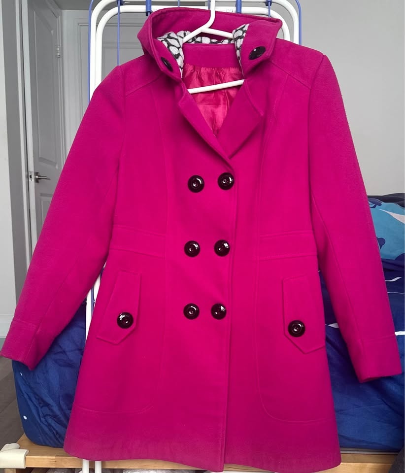 Beautiful Classic Magenta Pink Peacoat