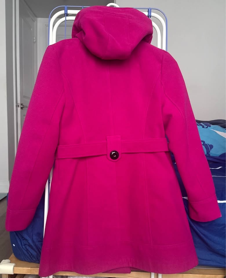 Beautiful Classic Magenta Pink Peacoat - photo 2