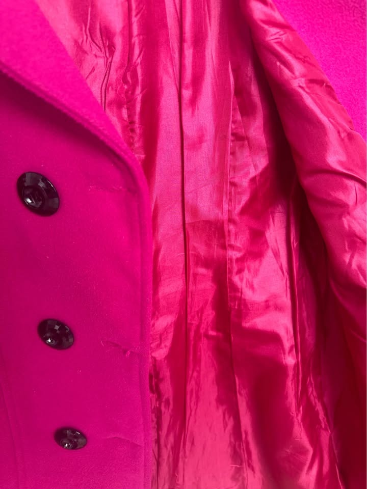 Beautiful Classic Magenta Pink Peacoat - photo 4