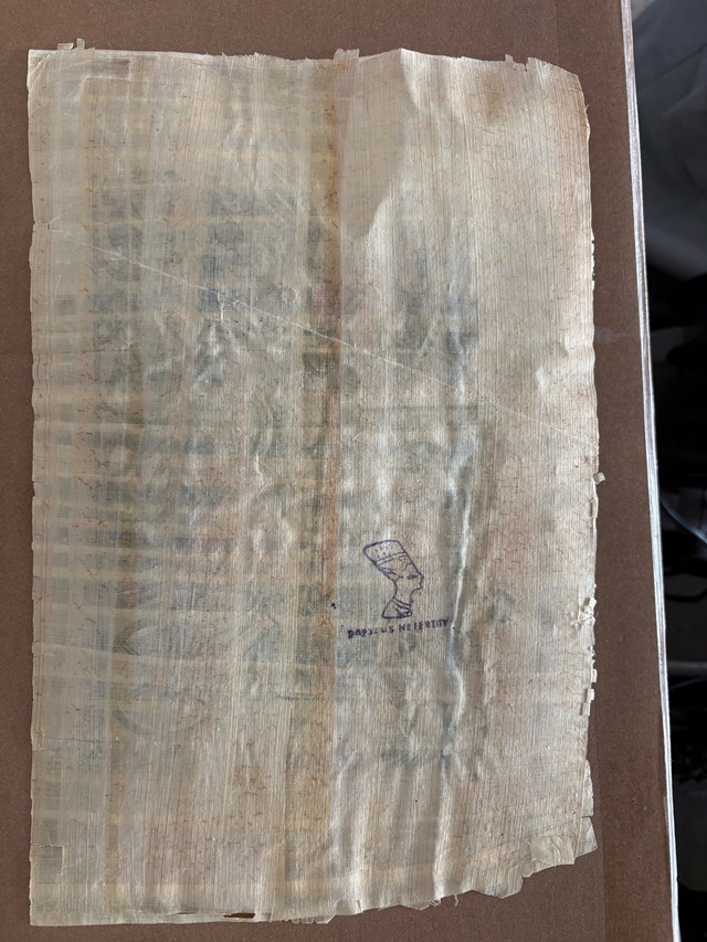 Authentic Hand-Painted Egyptian Papyrus Art - photo 2