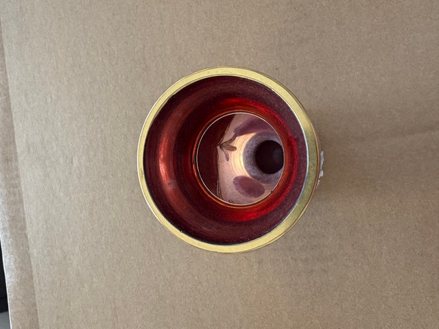 Vintage Bohemian Glass Vase - Made in Czechoslovakia - photo 4