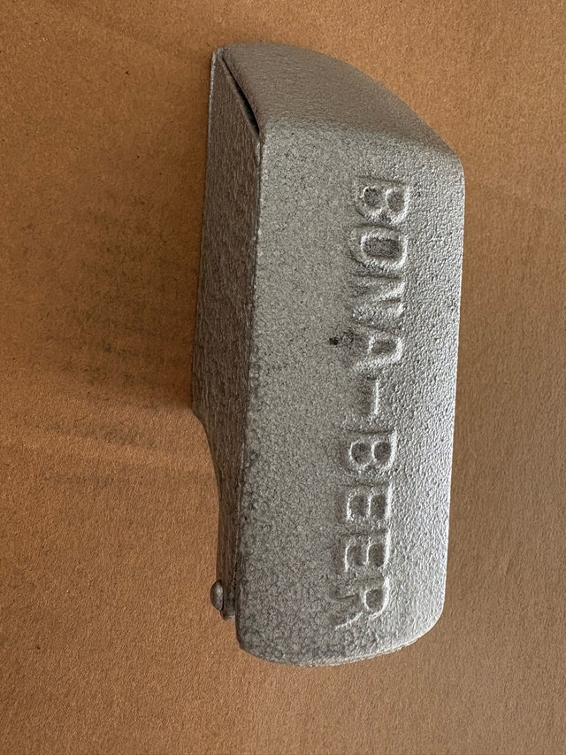 Vintage Bona-Beer Cast Iron Ice Shaver Model 190