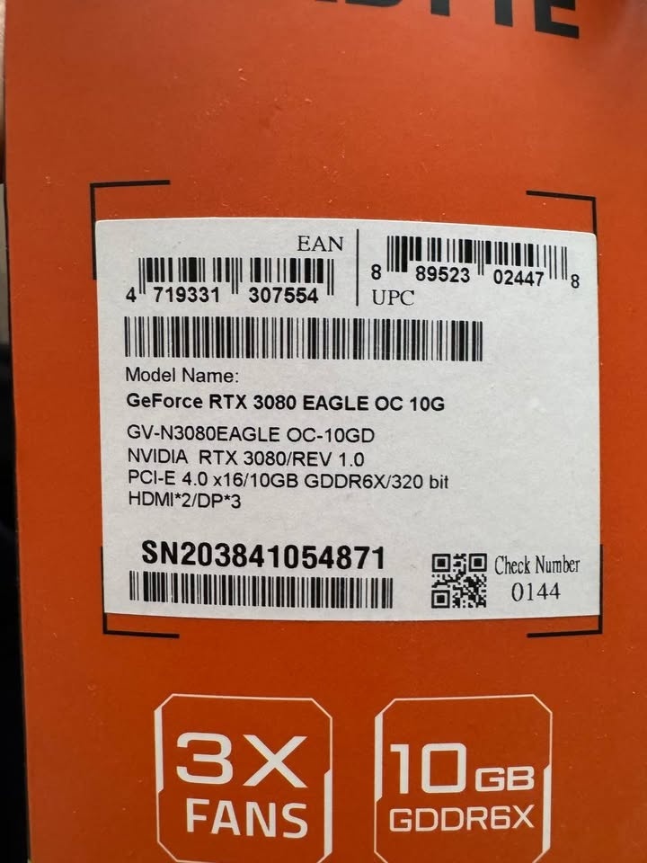 Gigabyte GeForce RTX 3080 10G Eagle OC - photo 5