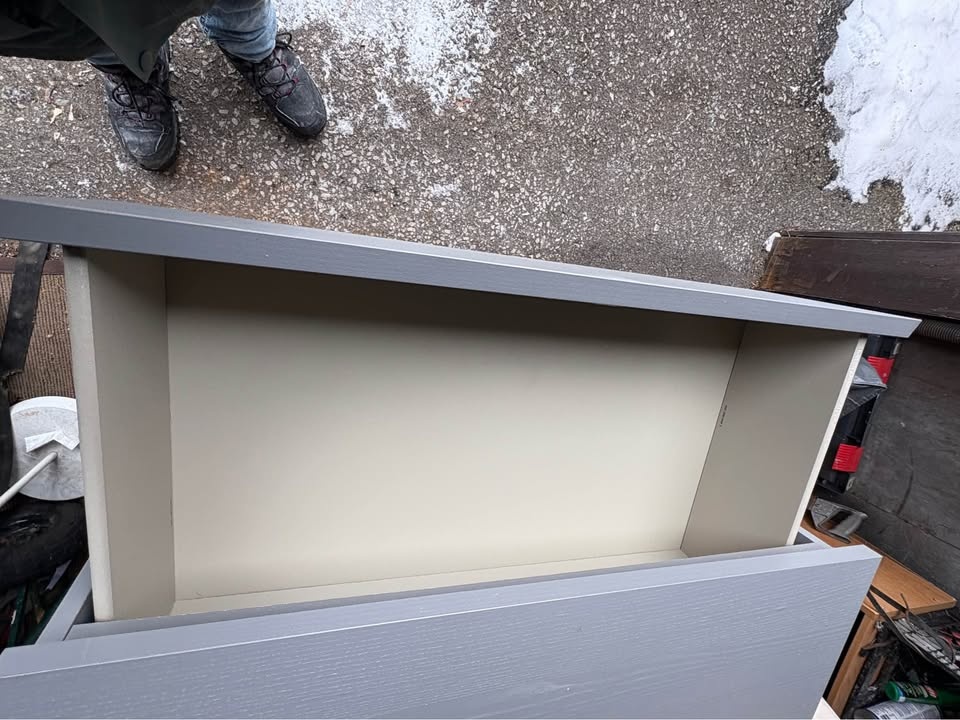 Ikea MALM Grey 4-Drawer Dresser - photo 5