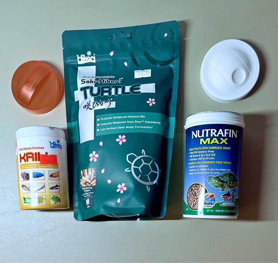 Turtle Food - Sealed Krill & Pellets