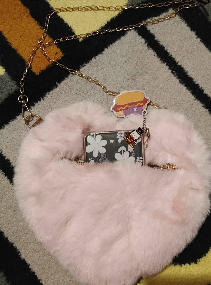 Pink Heart Decorative Purse - photo 3