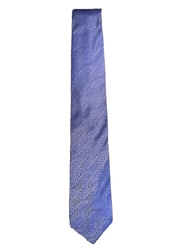 Mens Valentino Tie Made In Italy Purple Abstract Pattern