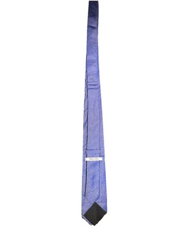 Mens Valentino Tie Made In Italy Purple Abstract Pattern - photo 2