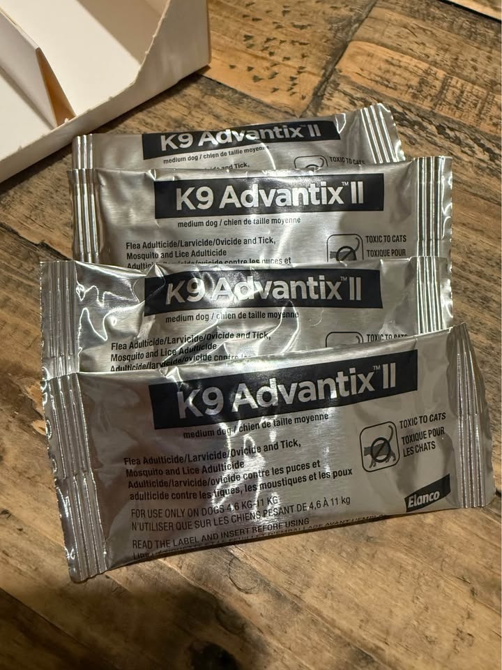 4 Doses K9 Advantix II Flea & Tick for Medium Dogs - photo 2