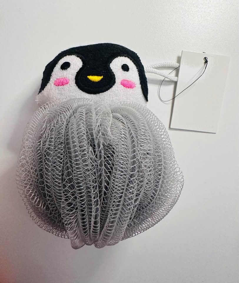 Cute Penguin Bath Sponge