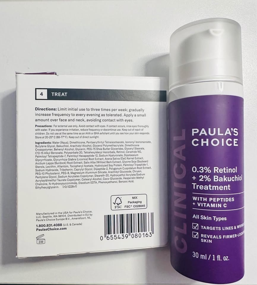 Paula's Choice 0.3% Retinol + 2% Bakuchiol Treatment - photo 2