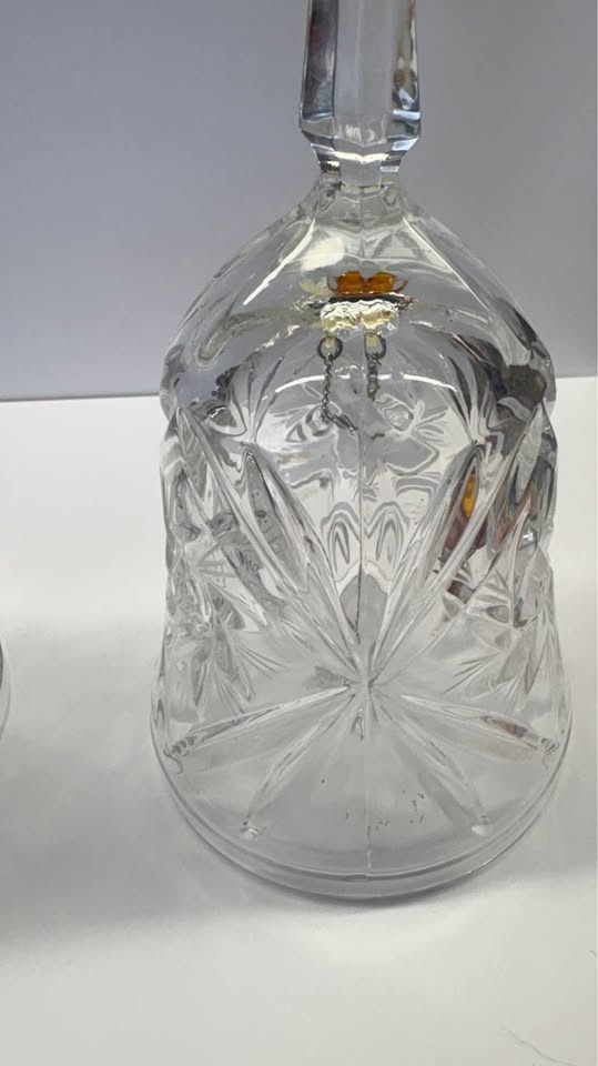 Vintage Hand Cut Crystal Bells - photo 4