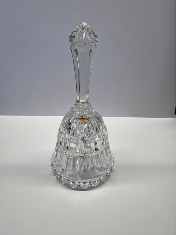 Vintage Hand Cut Crystal Bell