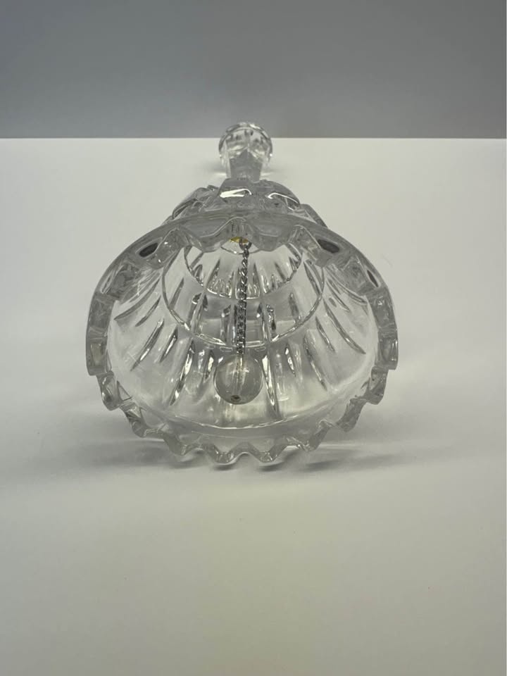 Vintage Hand Cut Crystal Bell - photo 4