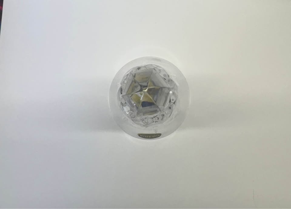 Vintage Bohemia Hand Cut Crystal Bell - photo 3