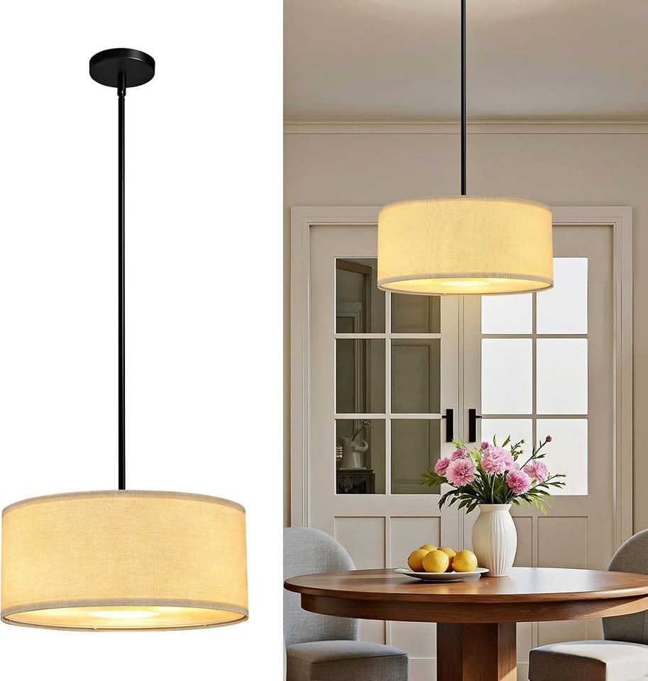 3-Light Adjustable Chandelier - Kitchen Island Ceiling Light