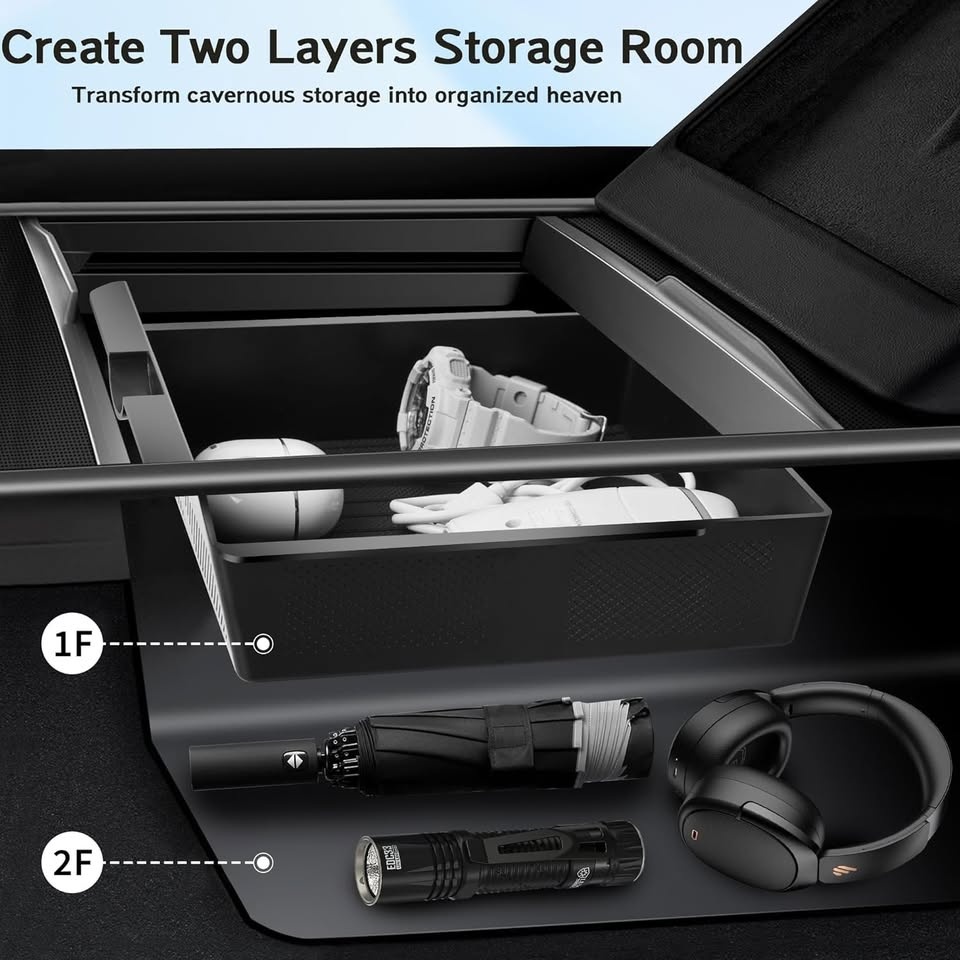 Tesla Model Y/3 Center Console Organizer Set (6-Piece) - photo 5