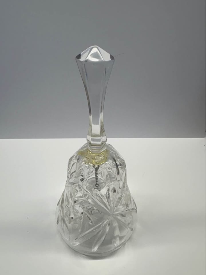 Vintage Hand Cut Crystal Bell - photo 2