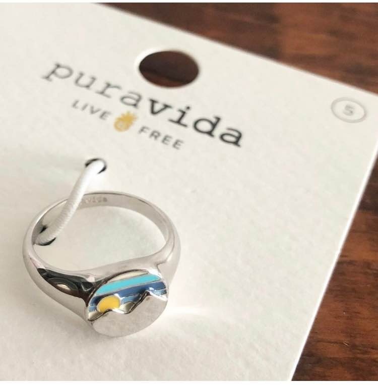 Pura Vida Twin Peaks Ring - Size 5