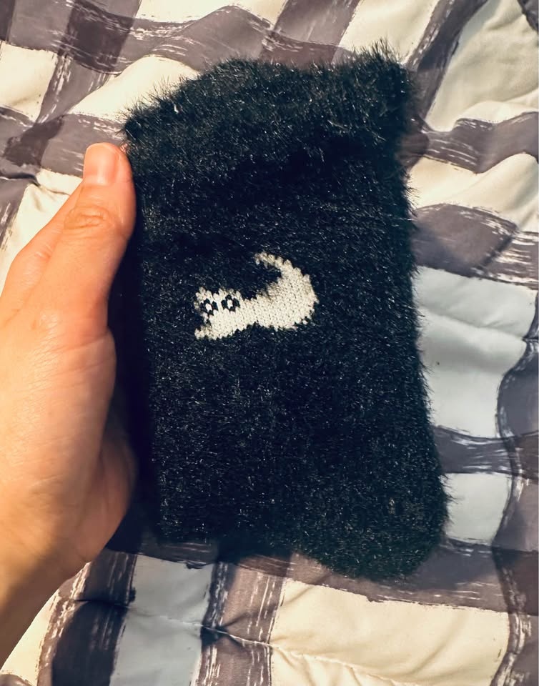 3 Pairs Cozy Plush Cat Pattern Polyester Warm Socks - photo 3